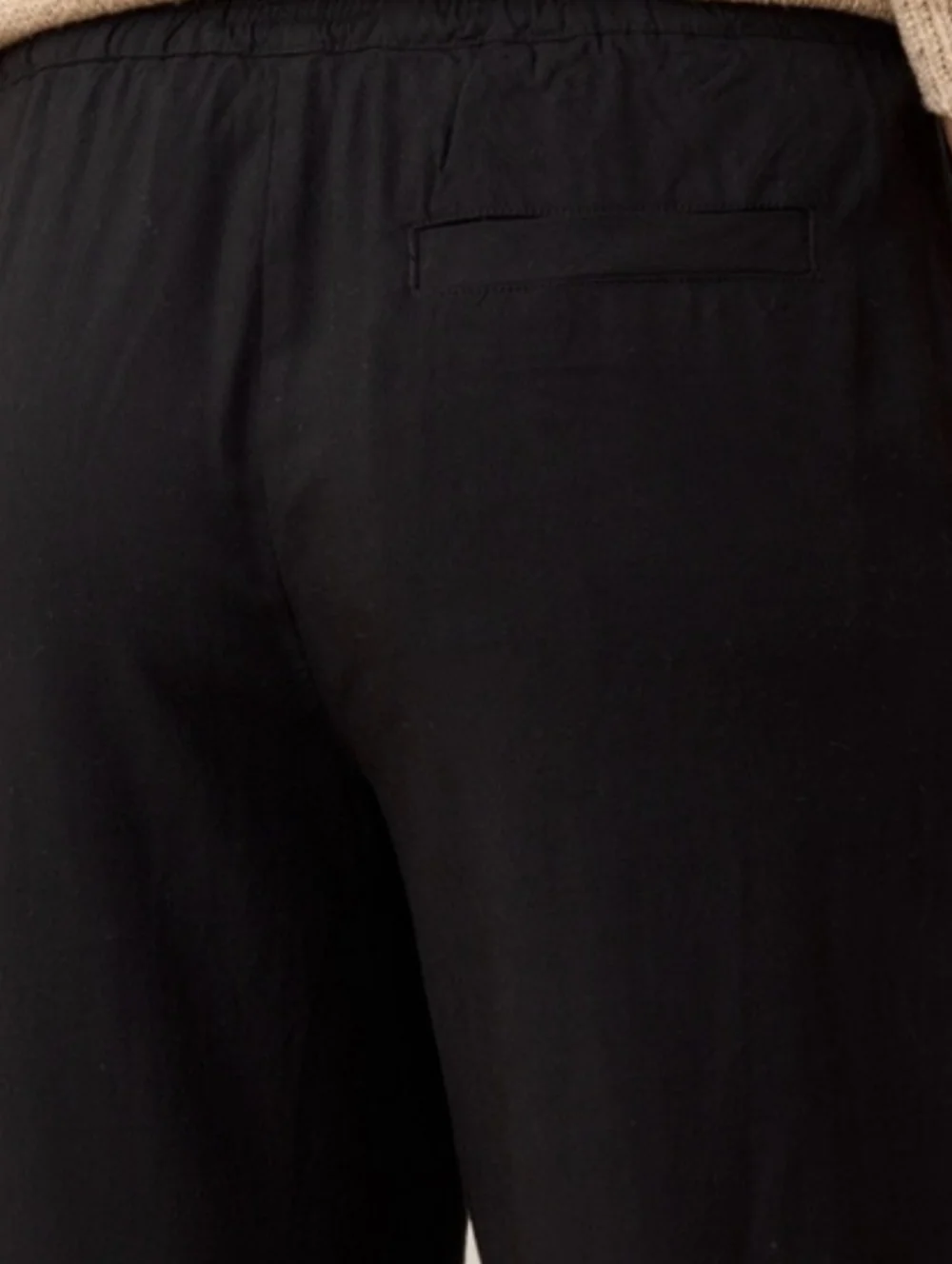 Marine Layer Black Elastic-Waist Pants Casual Everyday Loungwear Size Medium - Picture 6 of 14